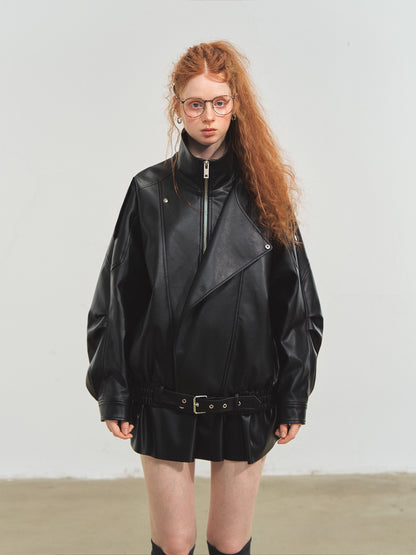 Vintage Moto PU Jacket
