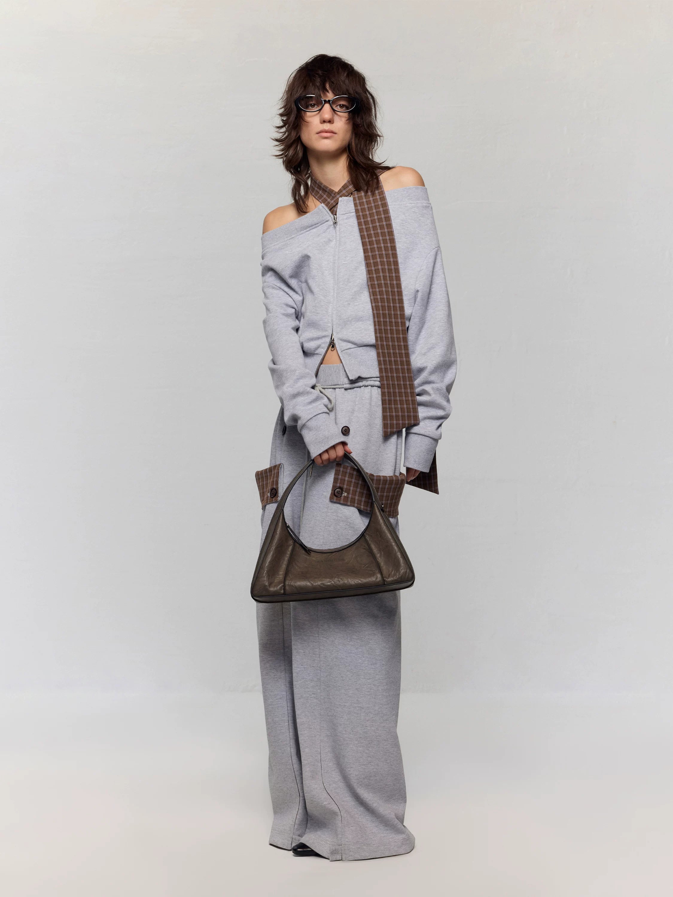 Waxed Eco-Leather Shoulder &amp; Handbag