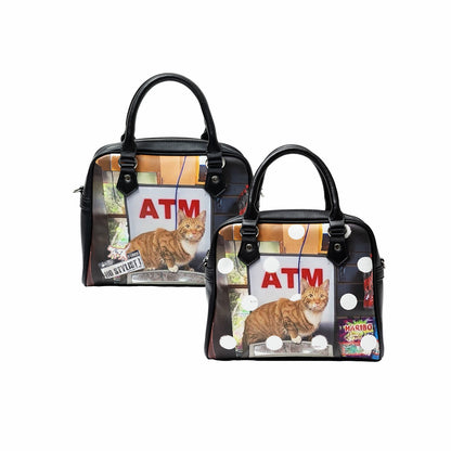 Classic Cat &amp; Dog Boston Handbag - CHINASQUAD