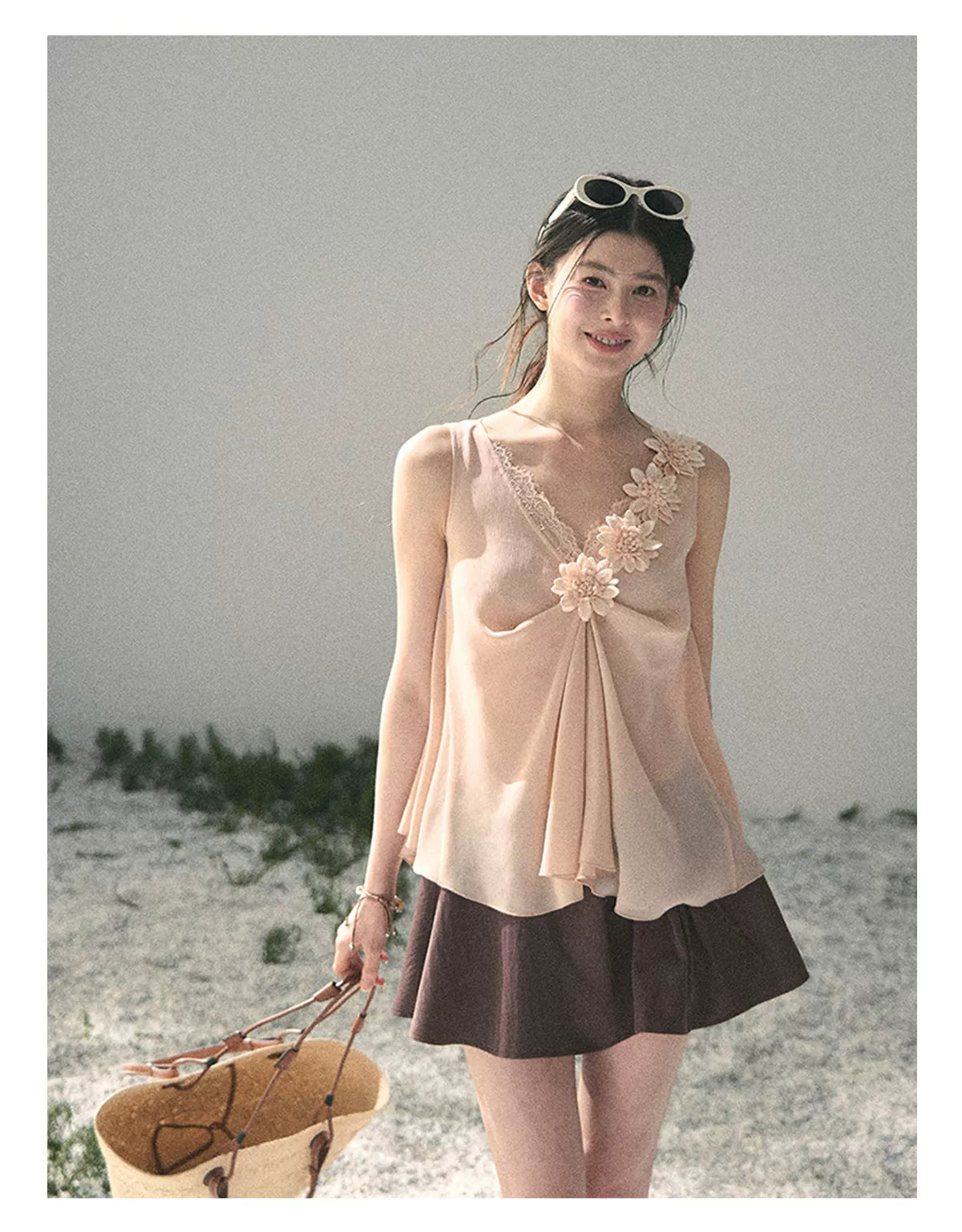 Wind Chimes Corridor A-Line Skirt