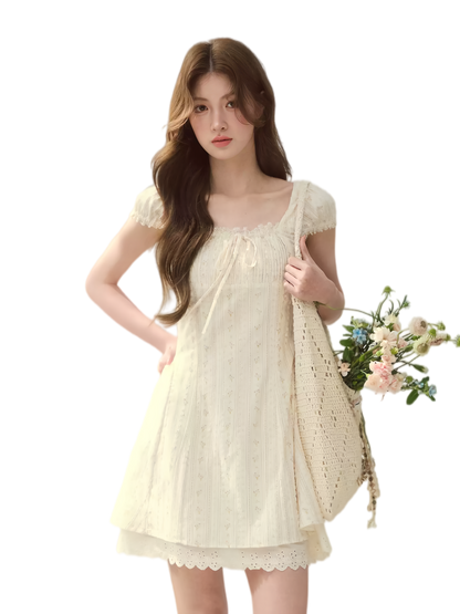 Seine Holiday Floral Dress
