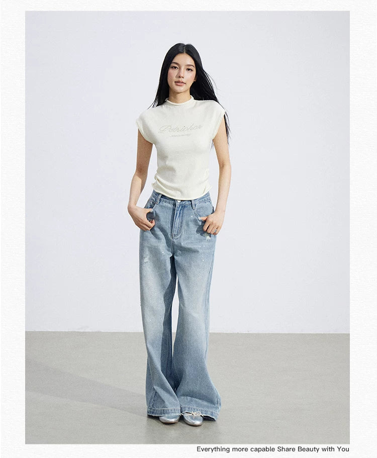 Soft Sculpt Rolled-Edge Sleeveless Knit Top