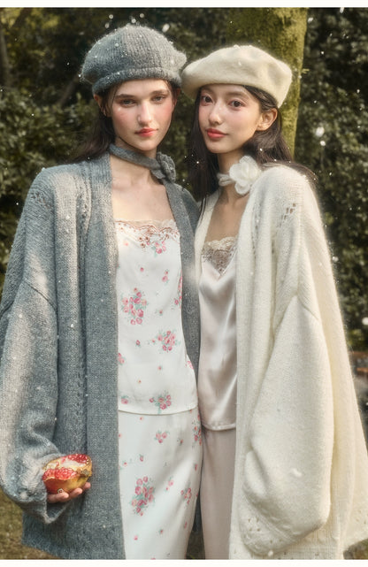 Cosagach Air Mohair Knit Cardigan