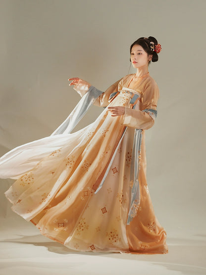 &quot;厌离&quot; Tang Dynasty Hanfu Set