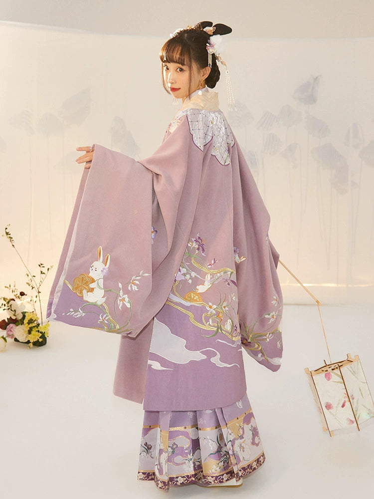 &quot;玉兔少女&quot; Modern-style Hanfu Pifeng