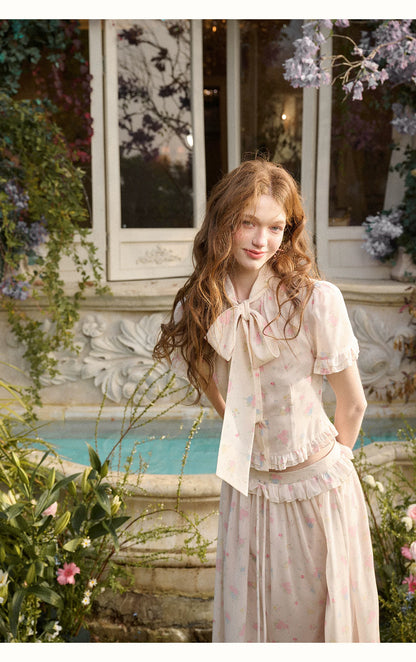 Island Holiday Chiffon Printed Set