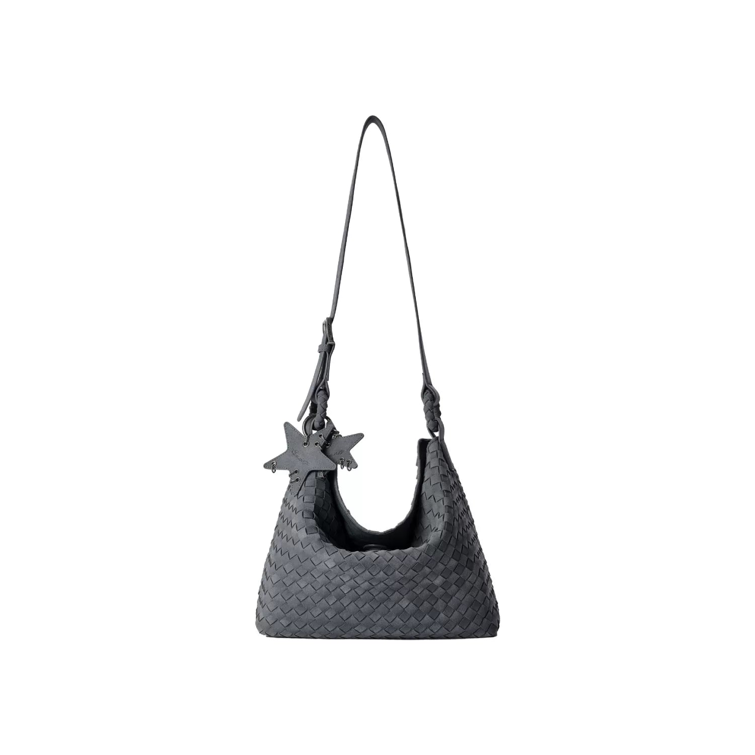 Oversized Woven Suede Tote Shoulder Bag ECODAY
