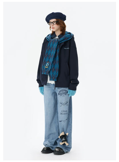 Harry Potter House Emblem Hoodie Jacket