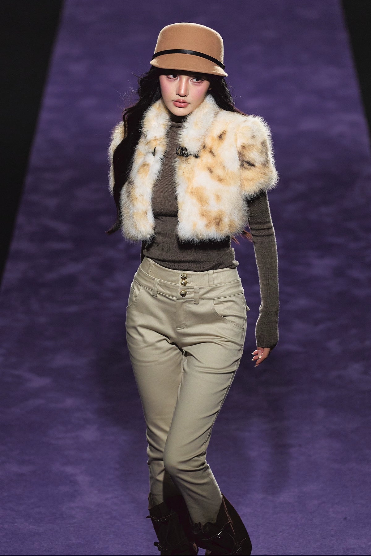 Dual-Waistband High-Rise Stretch Skinny Jeans