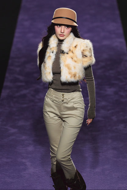 Dual-Waistband High-Rise Stretch Skinny Jeans