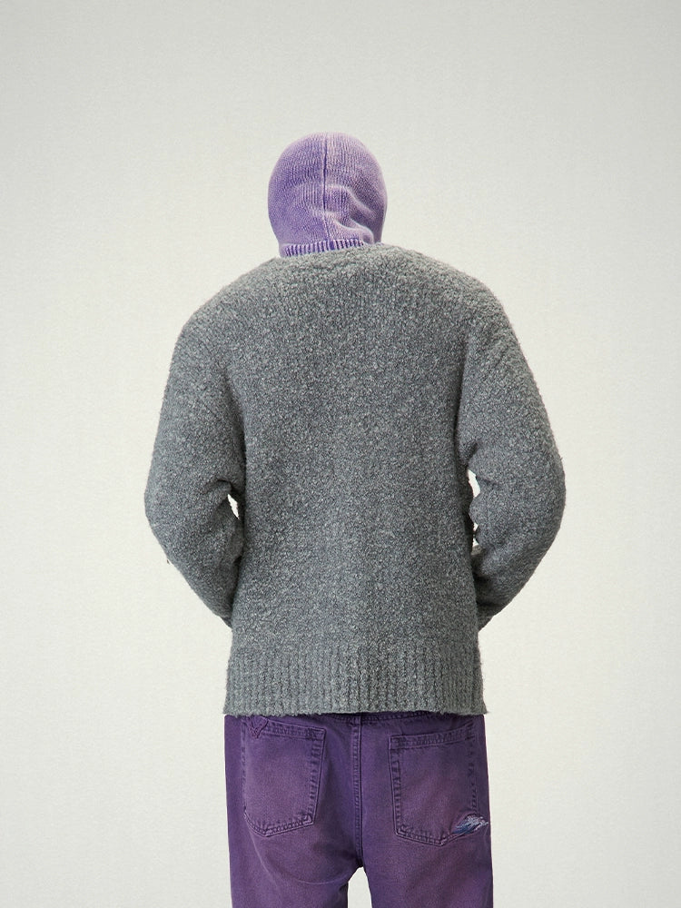 Plush Knit Cardigan - CHINASQUAD