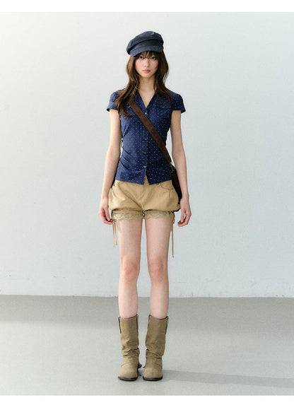 Slim Fit Pocket Short Sleeve Shirt