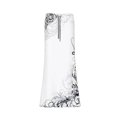 Rhinestone Halter Top &amp; Maxi Skirt Set