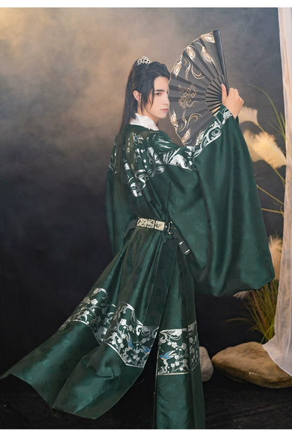 &quot;清熙&quot; Round-collar Robe Hanfu - CHINASQUAD