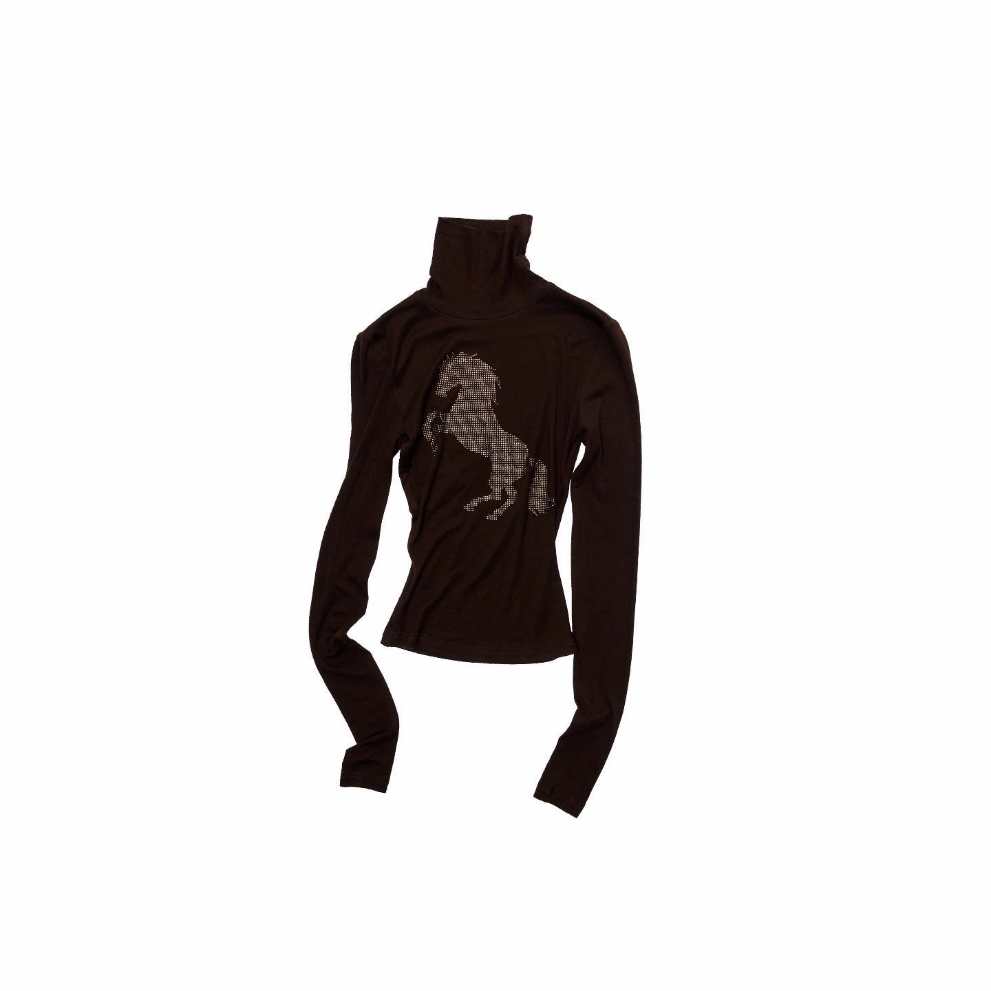 Crystal-Embellished Turtleneck