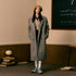 Coffee Double-breasted Wool Coat - CHINASQUAD