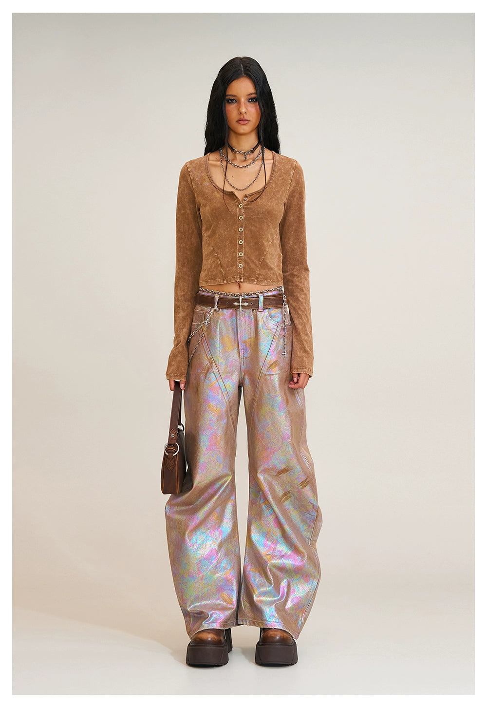 RAGE Wild Continent Curved Denim Pants