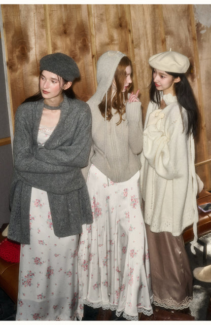 Cosagach Air Mohair Knit Cardigan
