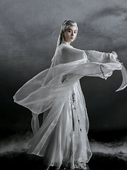 &quot;九重飞雪&quot; Modern-style Hanfu Set