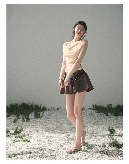 Sugar Frost Off-Shoulder Top