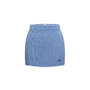 Iris Blue Mini Skirt / S
