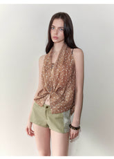 Vintage Lace Panel Hot Shorts NeverMore