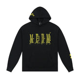 Black Embroidered Hoodie - CHINASQUAD