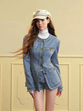 (Final Sale) Vintage Frayed Edge Jacket & Shorts Set - CHINASQUAD