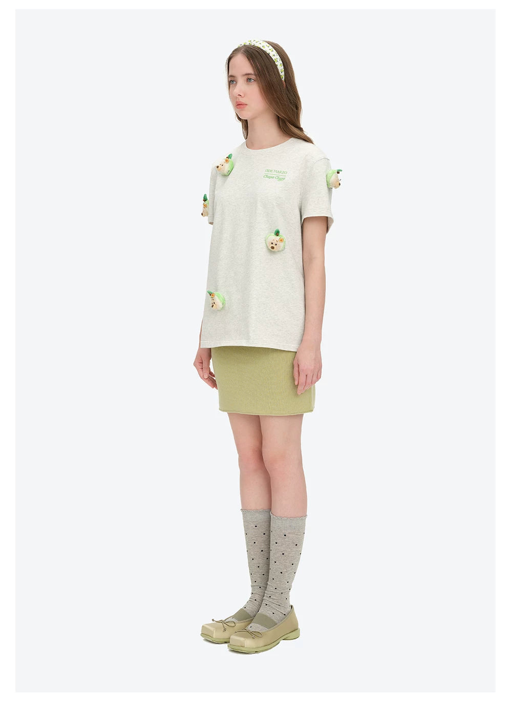 Crystal Bear Embellished T-shirt