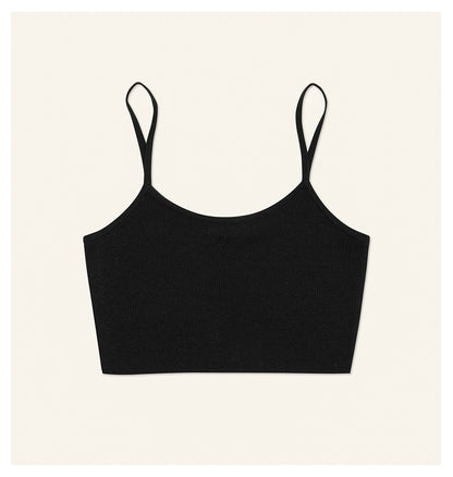 Compass Knitted Crop Camisole