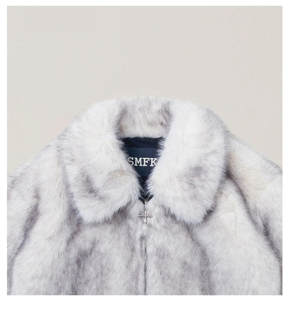 Arctic Cross Faux Fur Jacket