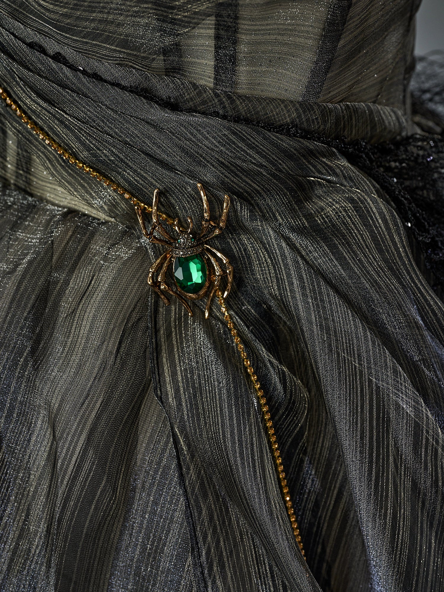 Arachnid Noir Couture Gown