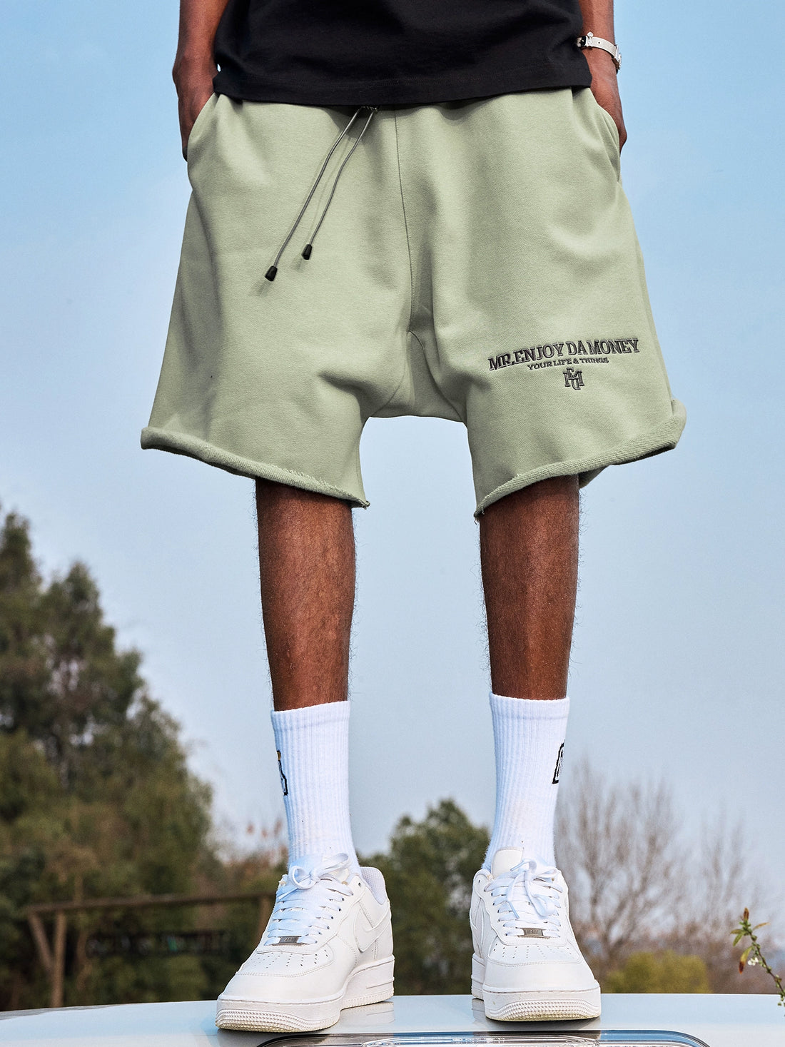 M-Buckle Knit Shorts - CHINASQUAD