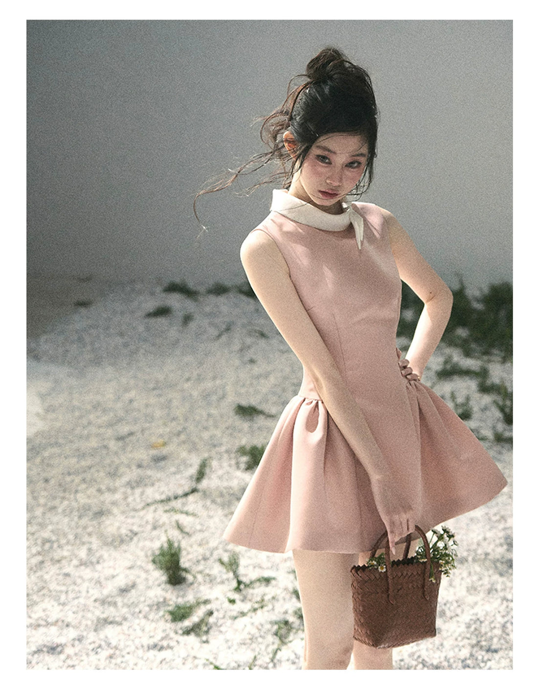 AOMALM Liliane Ballroom Puff-Sleeve Mini Dress – view 12