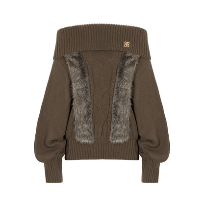 Cable-Knit Oversized Sweater