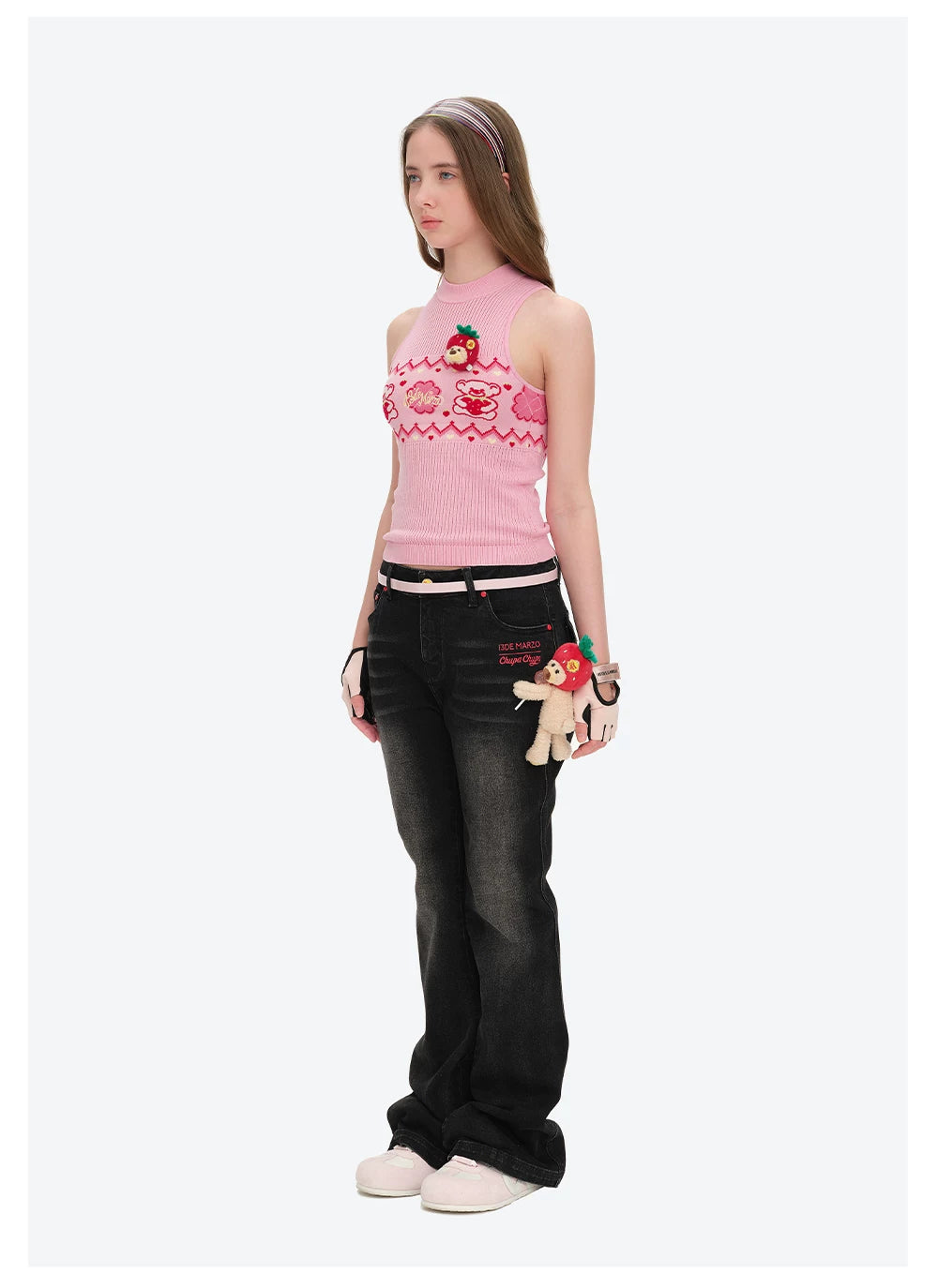 Candy Knit Cropped Vest