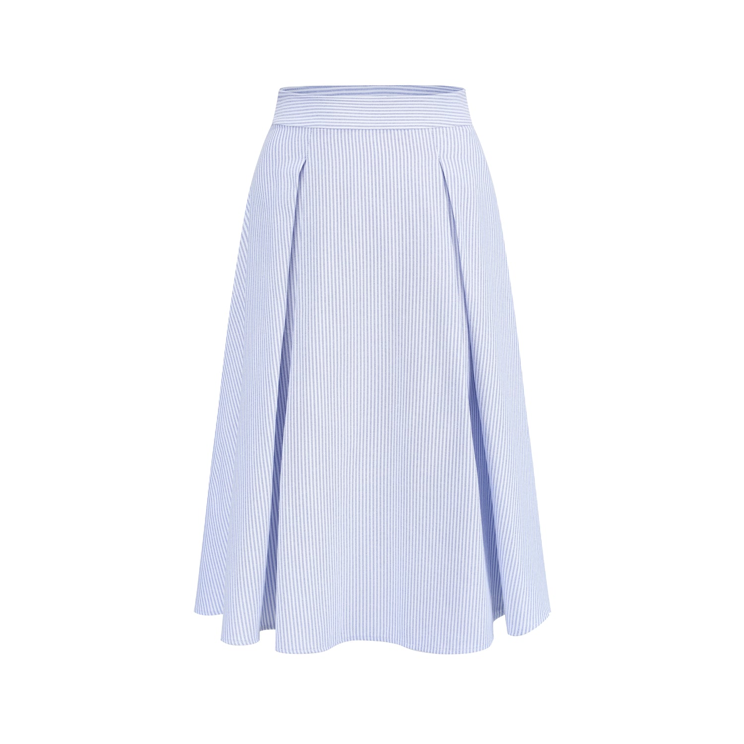 Nautical Affair French Old-Money Striped Shirt &amp; Skirt Set