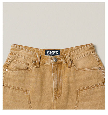 Compass Vintage Wide Cargo Jeans
