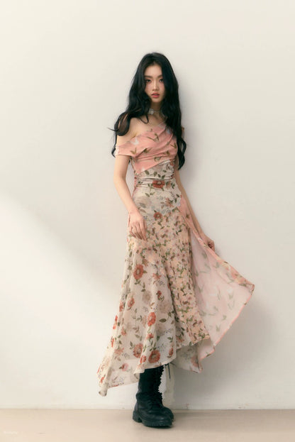 Pink Floral Dress