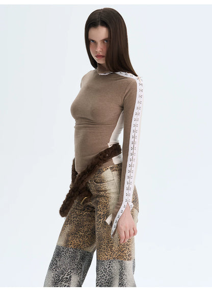 Brushed Mock-Neck Reversible Base Layer Turtleneck