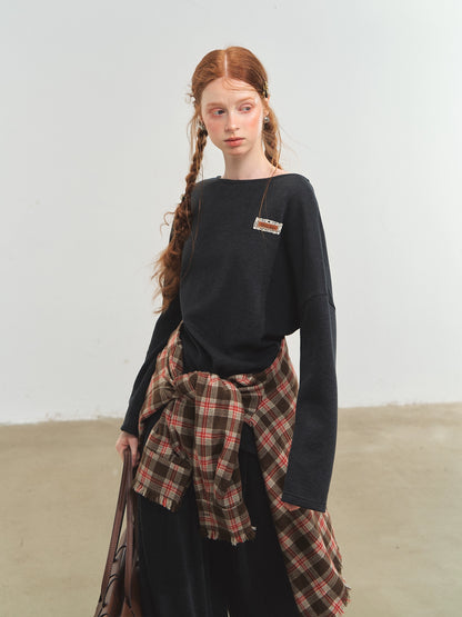 One-Shoulder Asymmetric T-Shirt