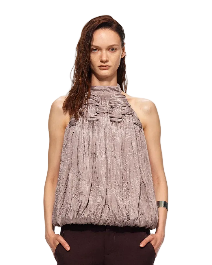 Handwoven Halter Bubble Tank
