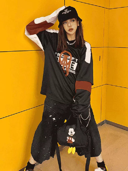 EXITMODE Textured Layered Sports Jersey Tee