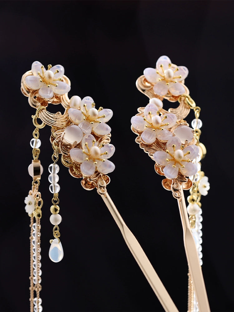 Ming Dynasty Tassels Handmade Hanfu Hairpin