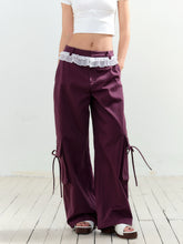 Fake Two Piece Drawstring Big Pocket Utility Pants - CHINASQUAD