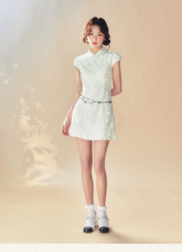 White Cheongsam Dress - CHINASQUAD