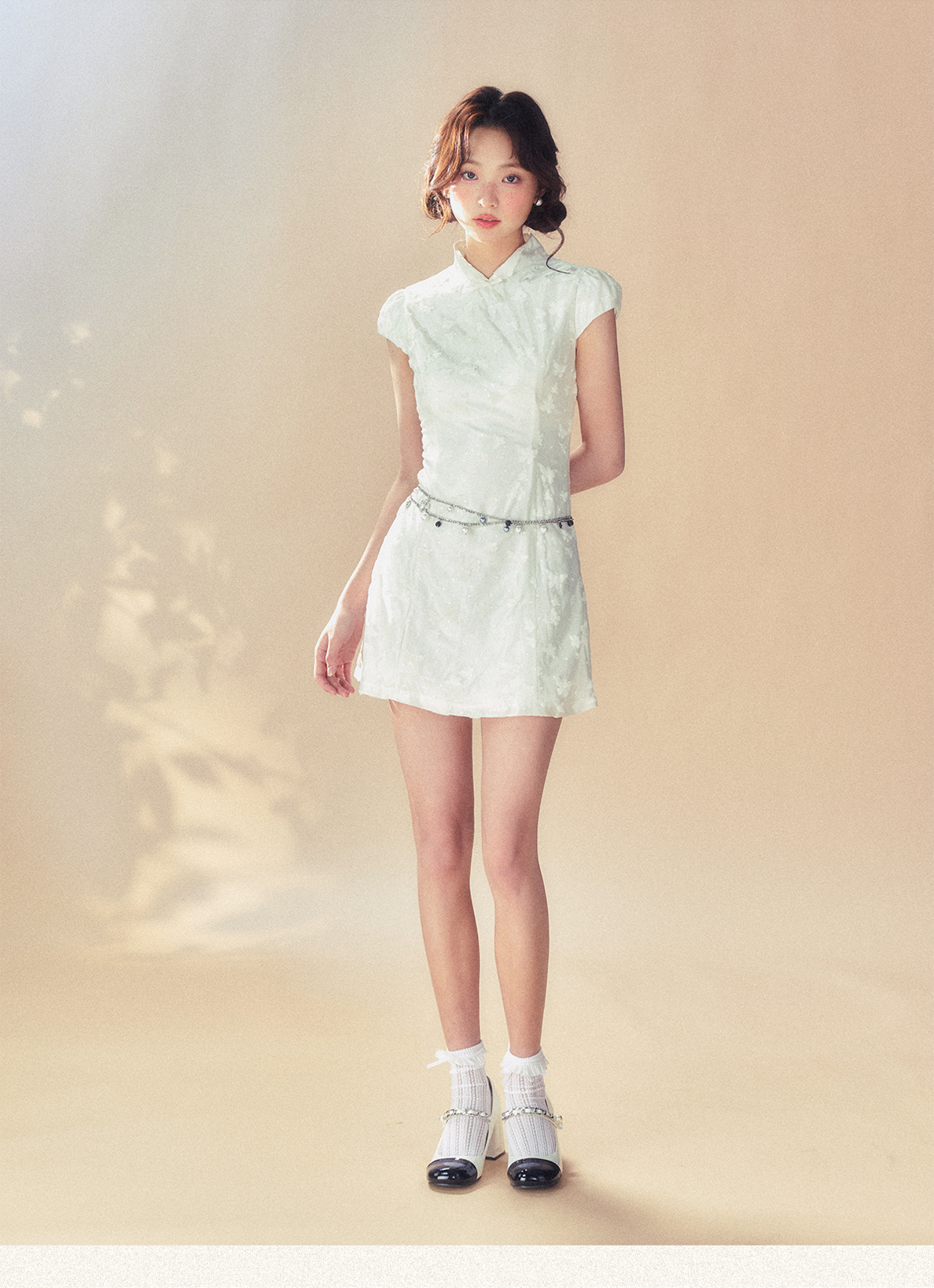 White Cheongsam Dress - CHINASQUAD