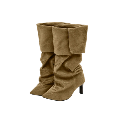 Botines marrones de ante / 35