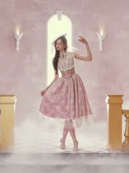 Rose Ode Rococo Couture Dress