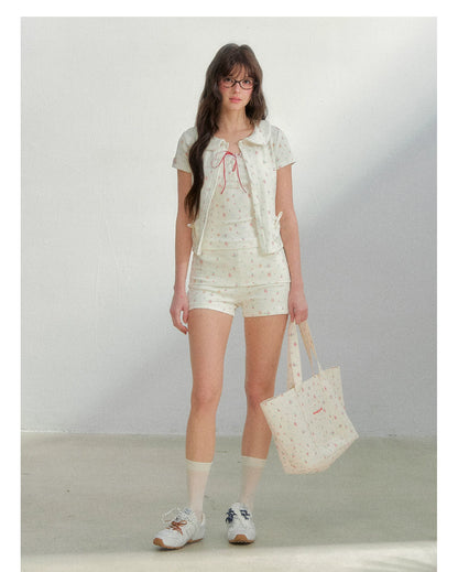 Summer Soliloquy Doll Collar Short Sleeve Tee